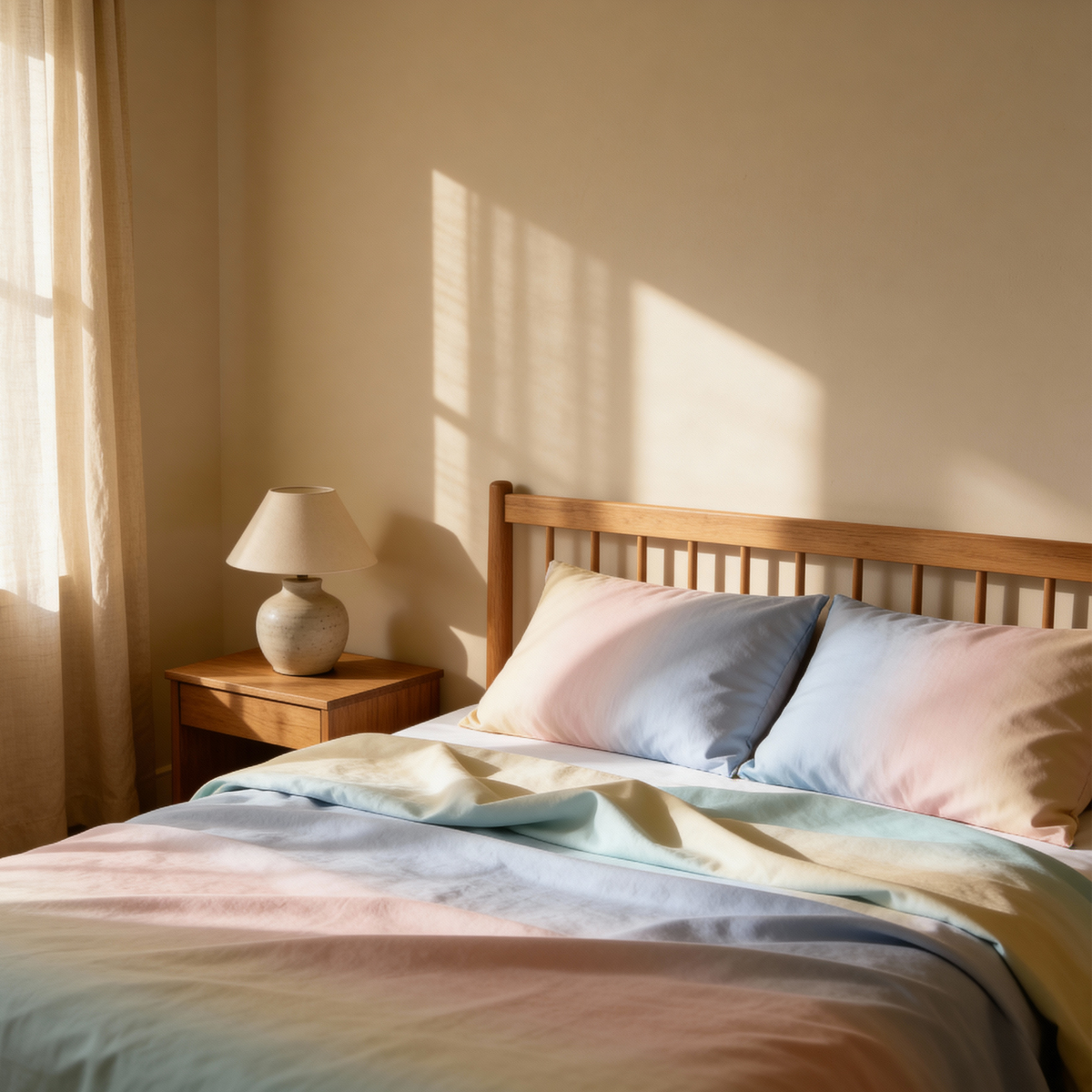 Rankų darbo prabangus Deluxe satino medvilninis patalynės komplektas | Seoul